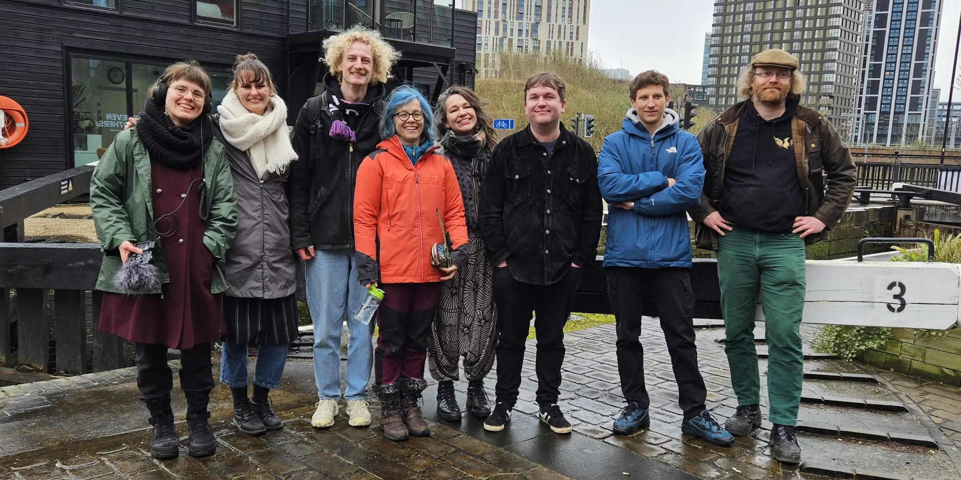 5 artists from Greater Manchester and 5 artists from Europe worked on the Sound Walk and it started at the end of February with an international residency at Cobden Works