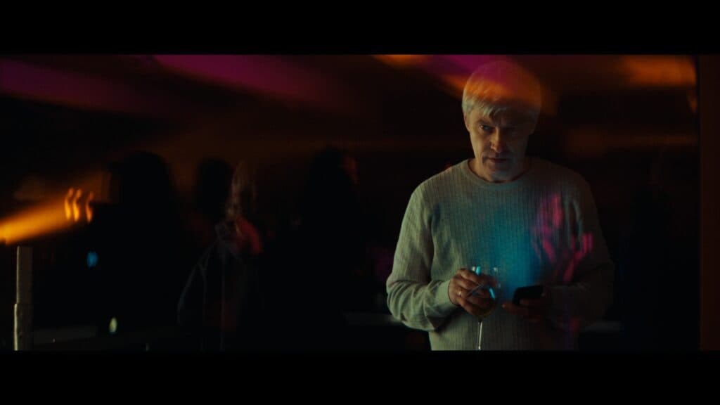 a frame from short movie black black night